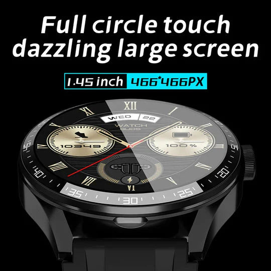 Hanio Teko RW37 Smart Watch & Wireless Earbuds | Bluetooth Calling