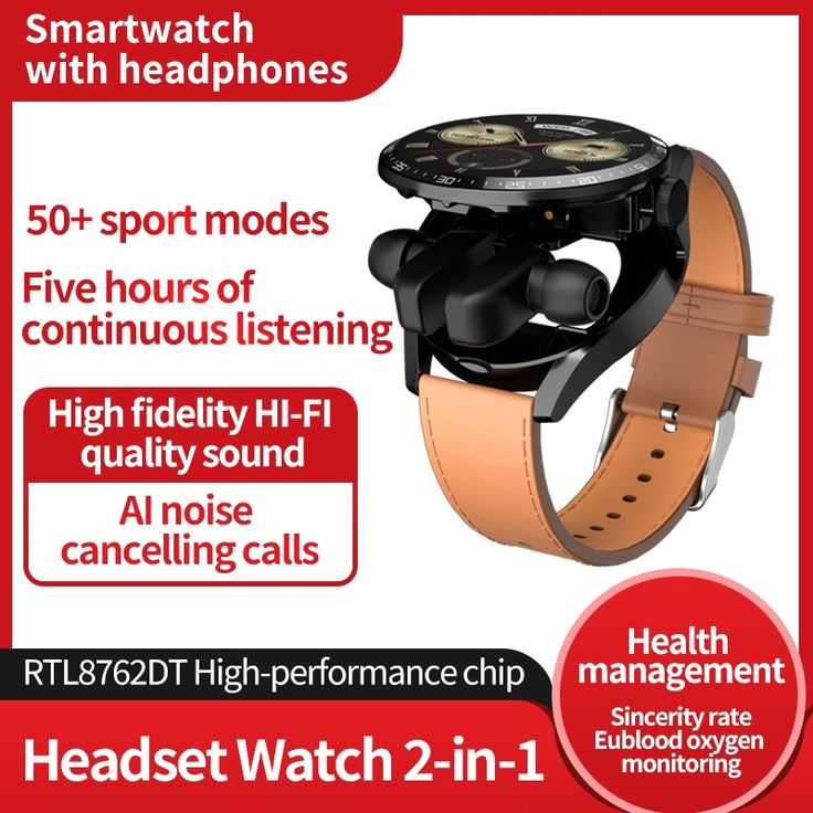 Hanio Teko RW37 Smart Watch & Wireless Earbuds | Bluetooth Calling